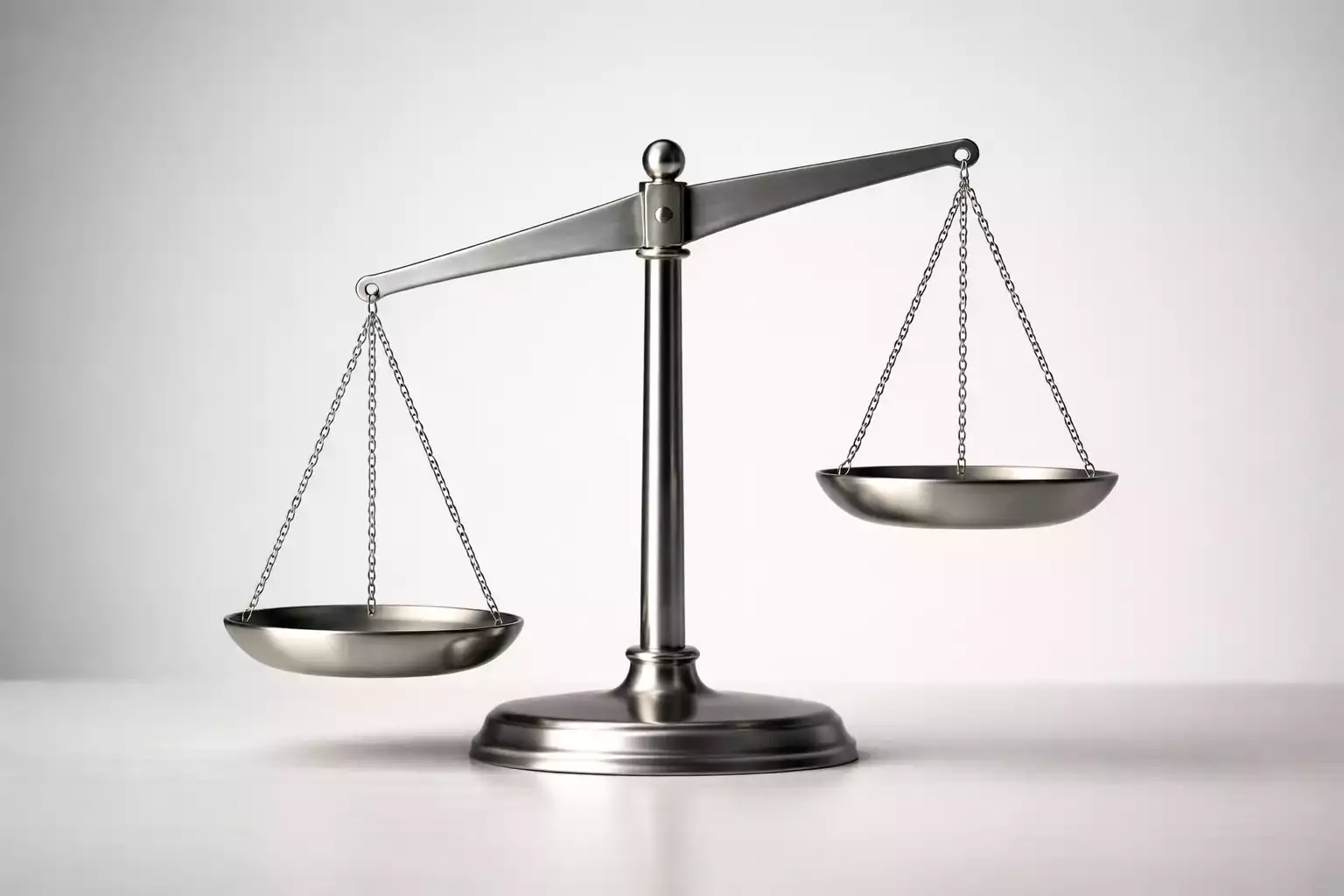Elegante Balkenwaage symbolisiert das Konzept der Buchmacher-Marge